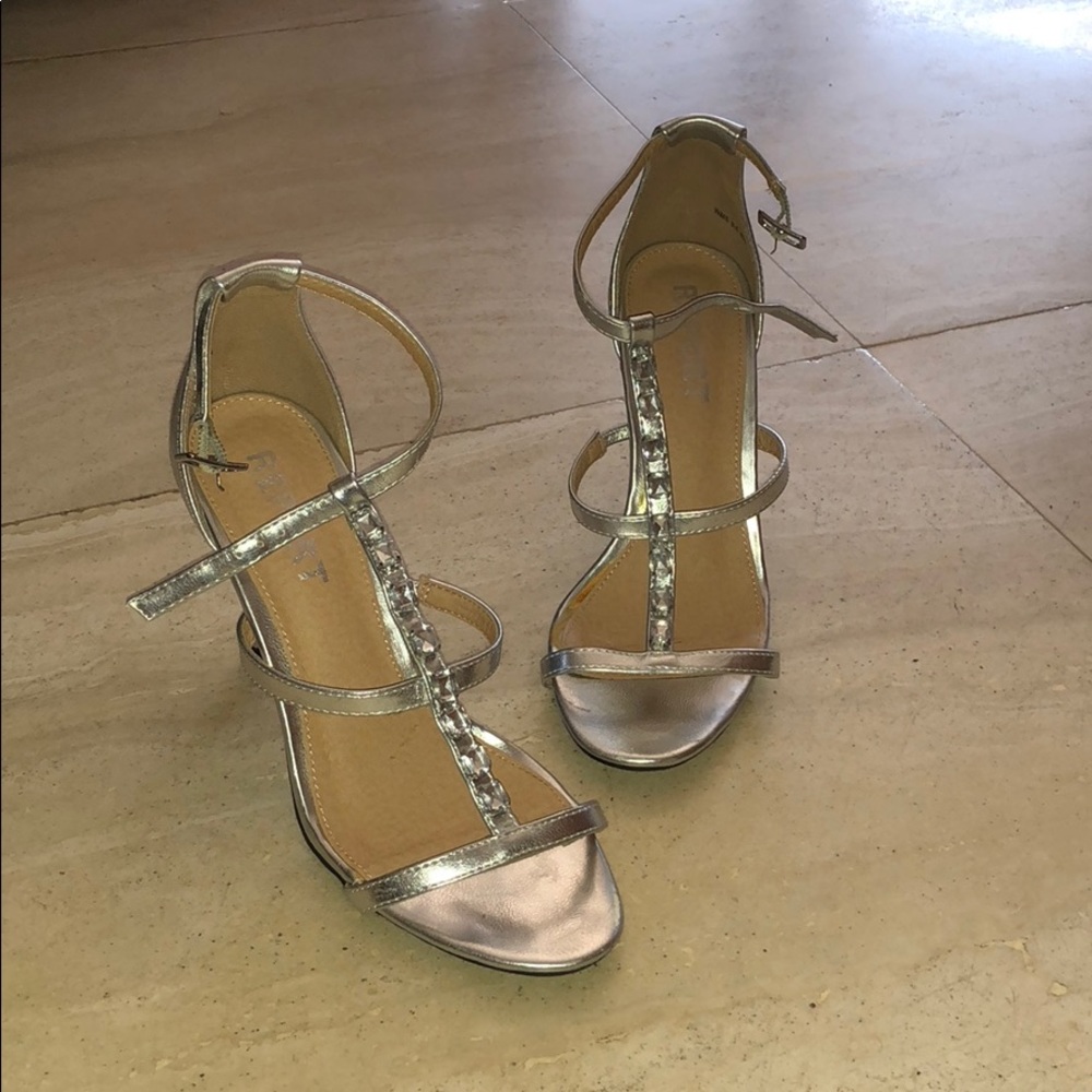 Silver heels